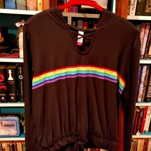 Soft No Boundaries Rainbow Longsleeve Tee w/Elasti